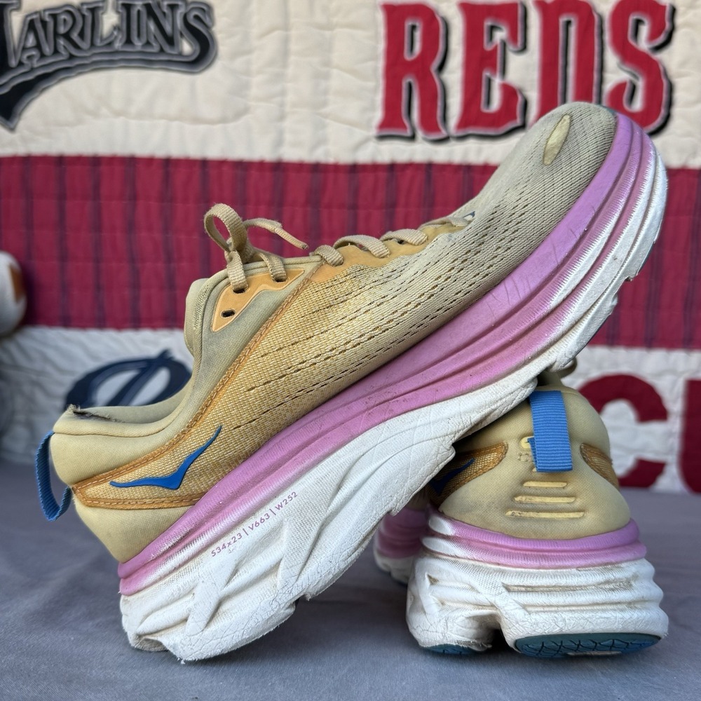 Size 8.5 - Hoka One One HOKA Bondi 8 Impala Cyclamen W - Picture 10 of 11